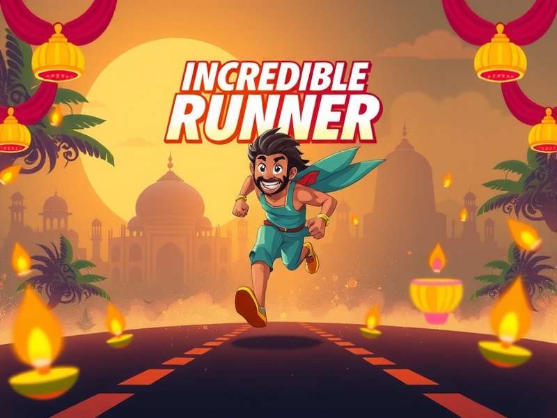 Incredible Runner India Game Banner